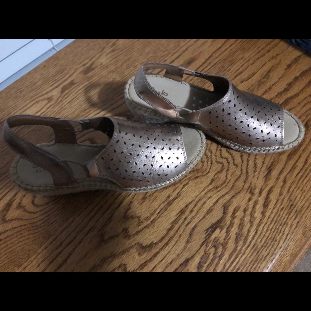 Clark wedge sandals